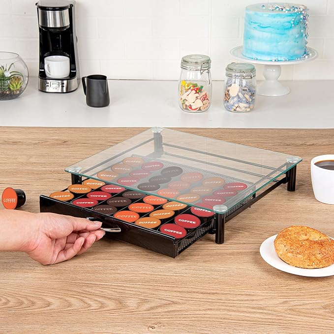 Restaurantware Restpresso 14.4 x 12.3 x 2.8 Inch Coffee Capsule Drawer 1 - Image 5