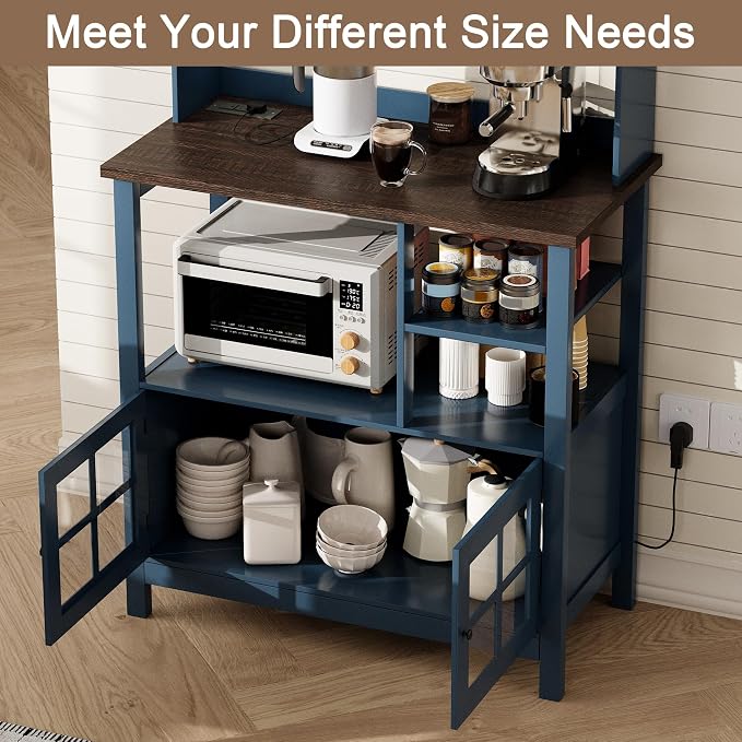 ChooChoo Farmhouse Coffee Bar Cabinet - Image 5
