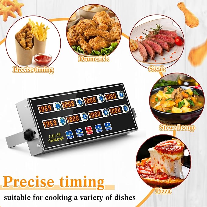 Relaxweex 1 Pack Digital Kitchen Timer, Commercial Cooking Timer - Image 7