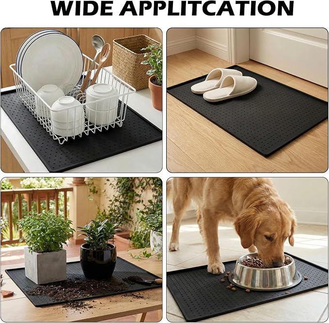 Coffee Mat Non-Slip Waterproof Silicone Bar Mat - Image 7