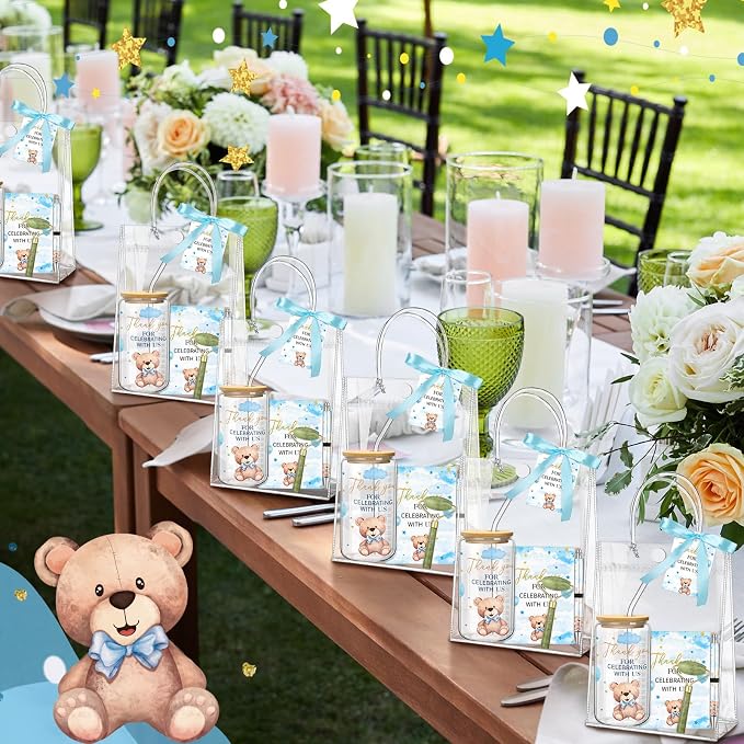 Reallnaive 6 Set Bear Baby Shower Game Prizes - Image 2