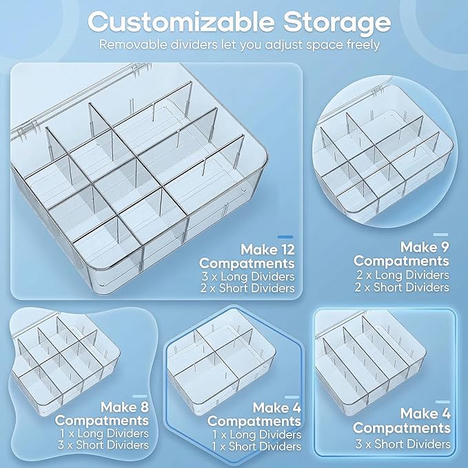 Tea Bags Organizer with Lid: Tea Bag Holder - Image 2