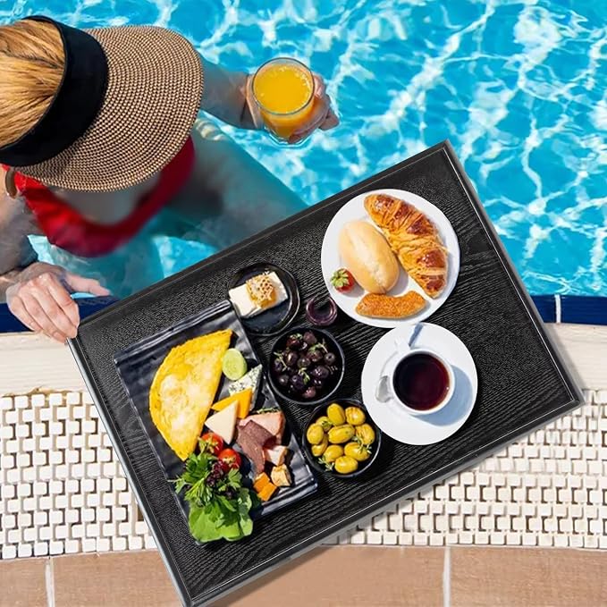 24 x 16 Inches Extra Large Solid Wood Serving Tray - Image 3