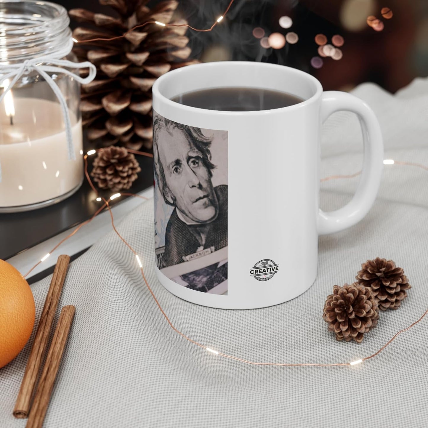 11 OZ Novelty Coffee Mugs - Christmas Gift (American Flag Theme)