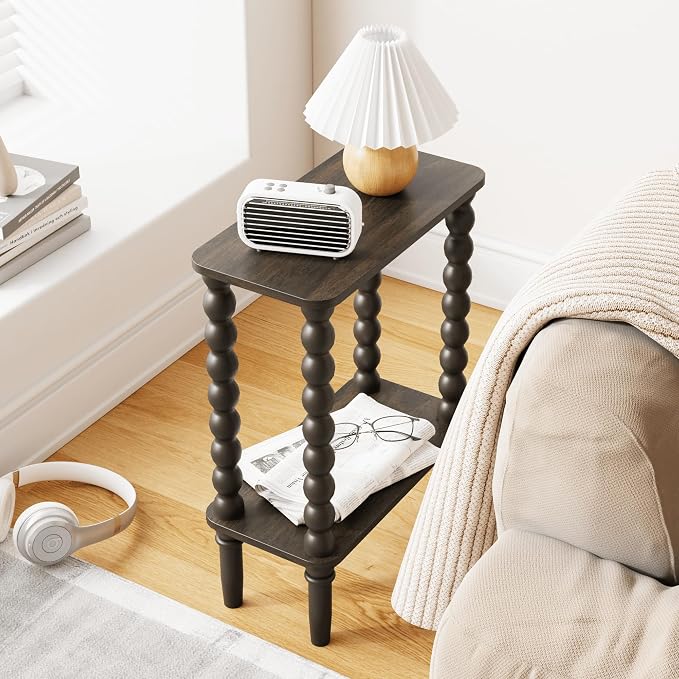 Veegle Narrow Side Table, Small End Table by Unknown
