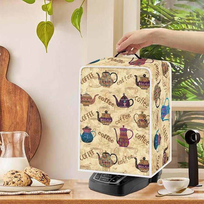 Coffee Maker Cover Kitchen Appliance Covers Dust Protection Waterproof Coffee - Image 3
