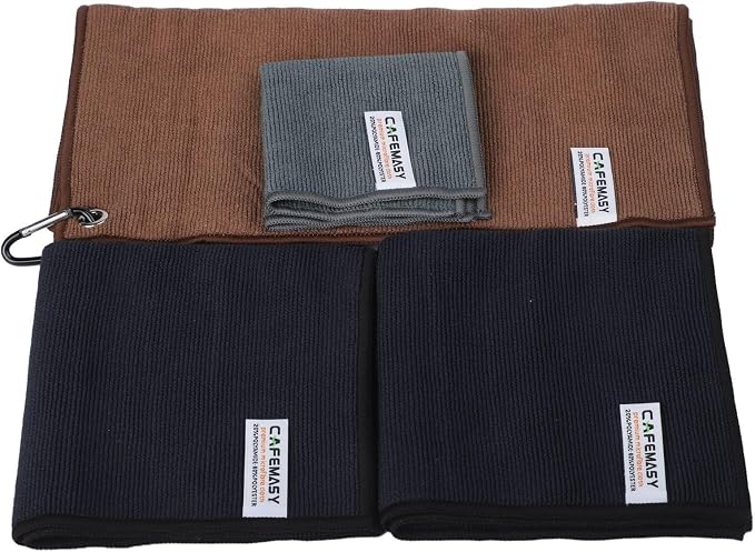 4 PCS Microfiber for Espresso Machine Cleaning Cloth Set for Kitchen or Bar by Unknown