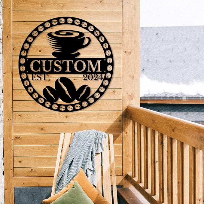 Custom Metal Coffee Bar Signs - Image 4