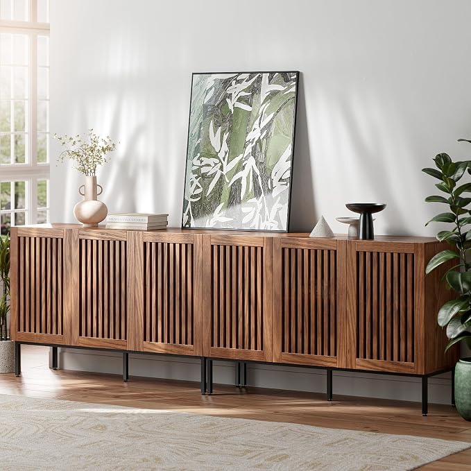 BVIUNTWO Set of 2, 3 Door Accent Storage Cabinet by BVIUNTWOHOME