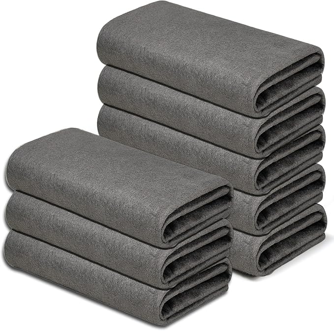 KTT Microfiber Cleaning Cloth, 8 Pack | Reusable Microfiber Cleaning Cloth by KTT