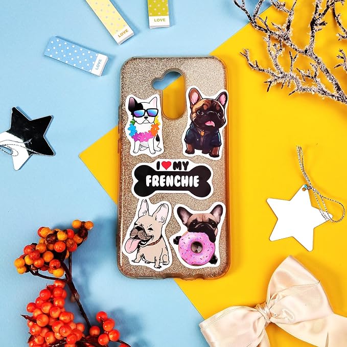 100Pcs French Bulldog Stickers for Laptop - Image 9