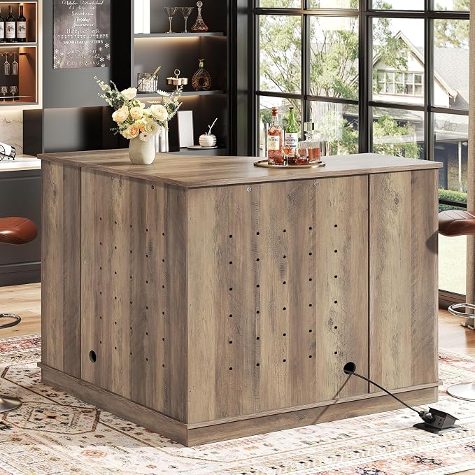 HSH 40 Inch Corner Coffee Bar Cabinet - Image 8