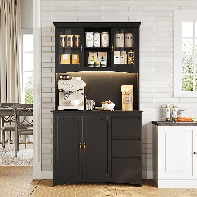 Garvee Kitchen Pantry Cabinet - Image 3