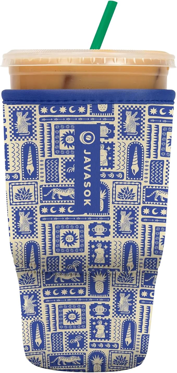 Sok It JavaSok Iced Coffee & Cold Soda Insulated Neoprene Cup Sleeve by SokIt