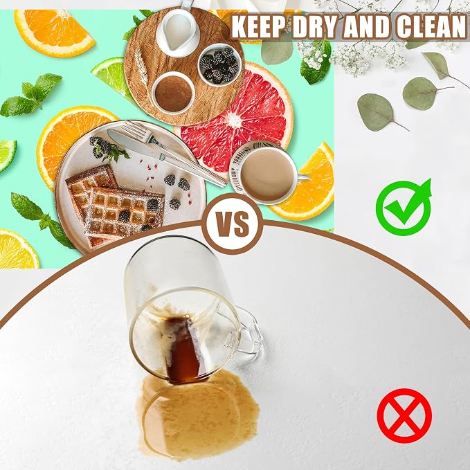Citrus Fruits and Mint Leaves Dish Drying Mat - Image 6
