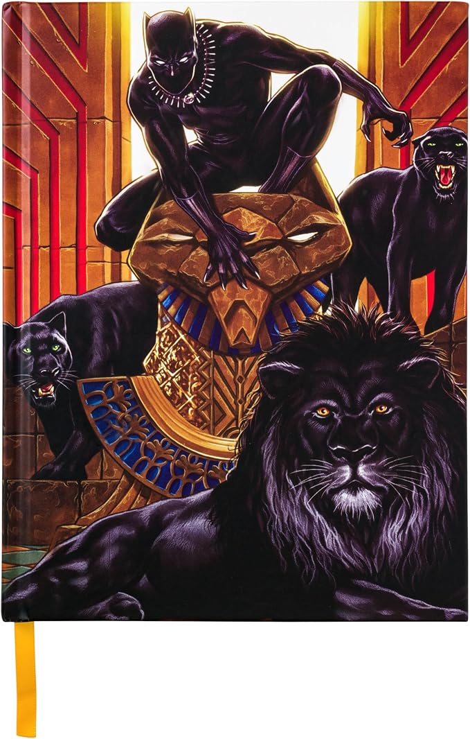 Silver Buffalo Marvel Black Panther Squad Hardcover Journal, 6 x 8 Inches by SilverBuffalo