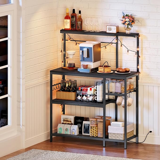 HOOBRO L-Shaped Bakers Rack - Image 5