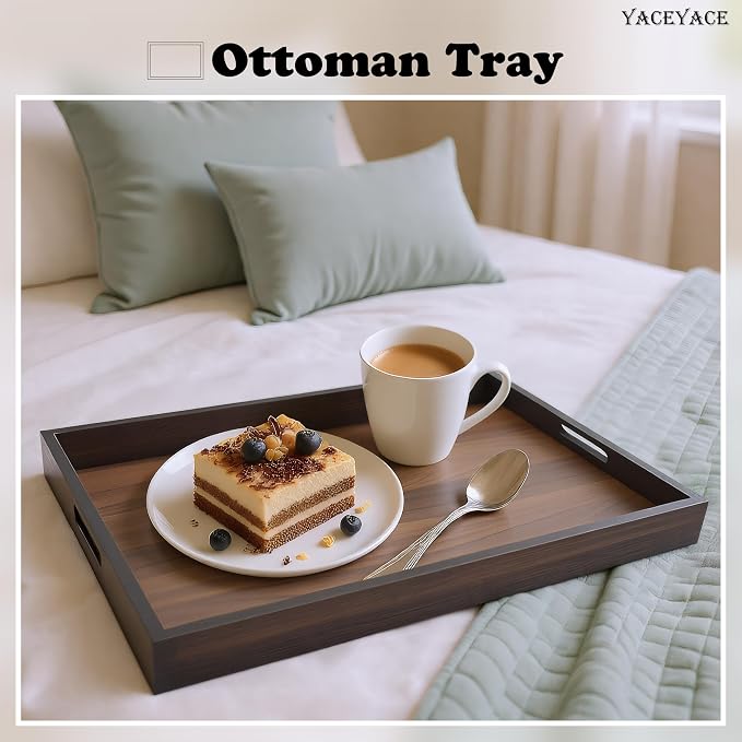 Wood Serving Tray Large, Home Decor, Coffe Table - Image 5