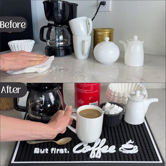 But First Coffee Silicone Bar Mat - Image 4
