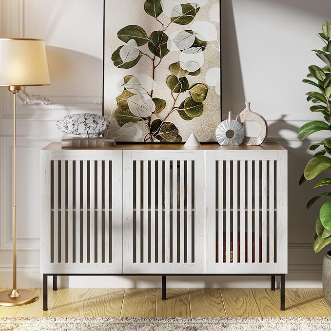 BVIUNTWO 47" Farmhouse Buffet Cabinet - Image 3