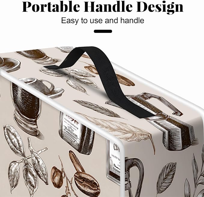 BVBOX Coffee Maker Cover, Durable Dustproof Lightweight Polyester Cotton Blend - Image 5