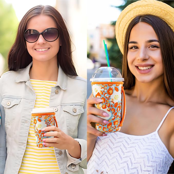 KJQJLY 3 Pack Reusable Iced Coffee Sleeves - Image 5
