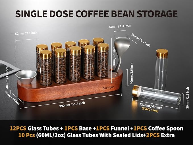 Coffee Bean Container, Single Dose Coffee Bean Storage - Image 4