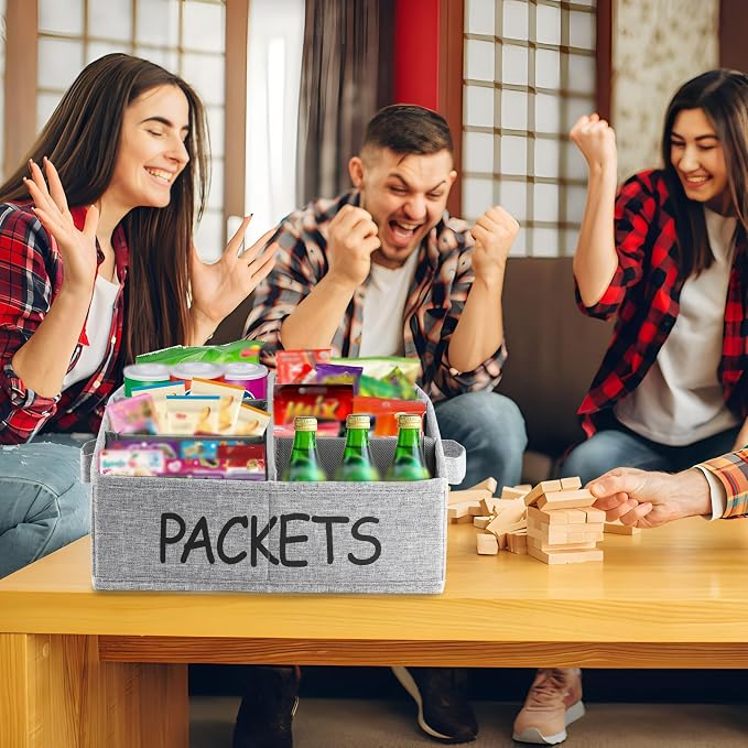 8 Compartment Fabric Snack Organizer - Image 8