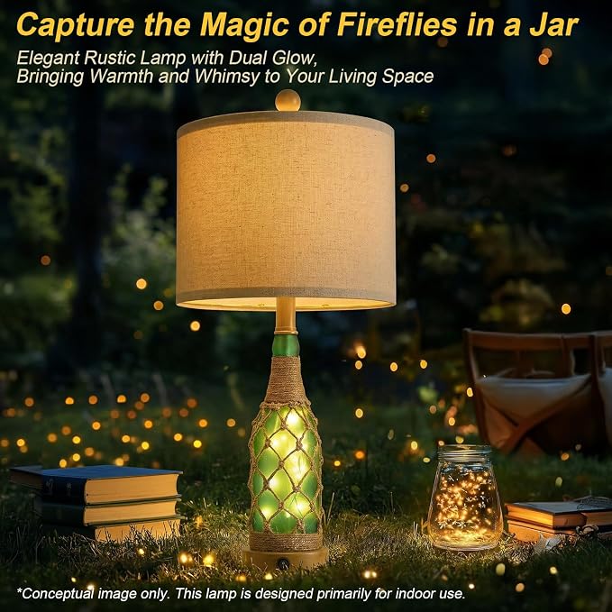 OYEARS 23'' Boho Table Lamps - Image 2