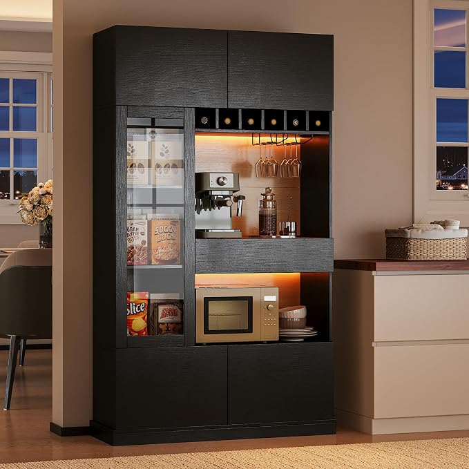 iPormis 69" Tall Kitchen Pantry Storage Cabinet - Image 7