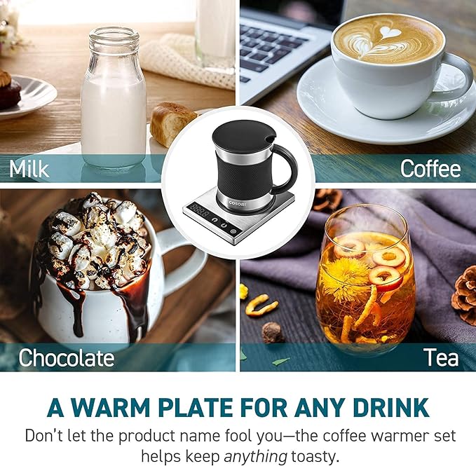 Cosori Coffee Mug Warmer & Mug Set - Image 2