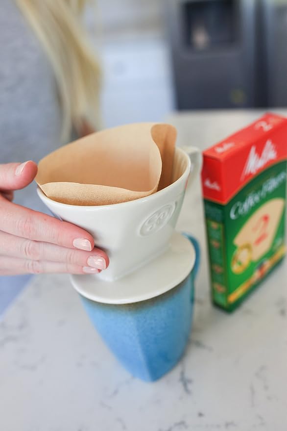 Simply Charmed Ceramic Pour Over Coffee Maker - Image 3