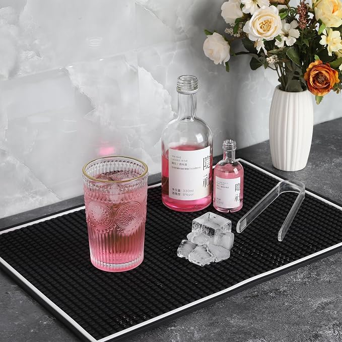2PCS Bar Mat for Countertop Splash, PVC Bar Service Mat, Suitable for Spills - Image 6