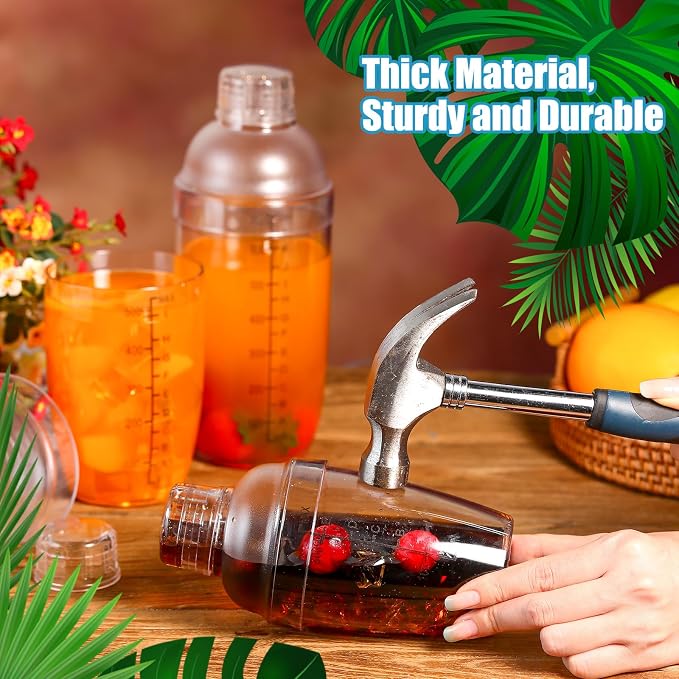 Lallisa 12 Pcs Plastic Cocktail Shaker Drink Mixer - Image 5