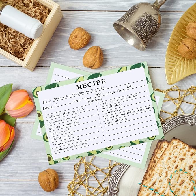 72 Blank Recipe Cards for Bridal Shower and Wedding - Image 7