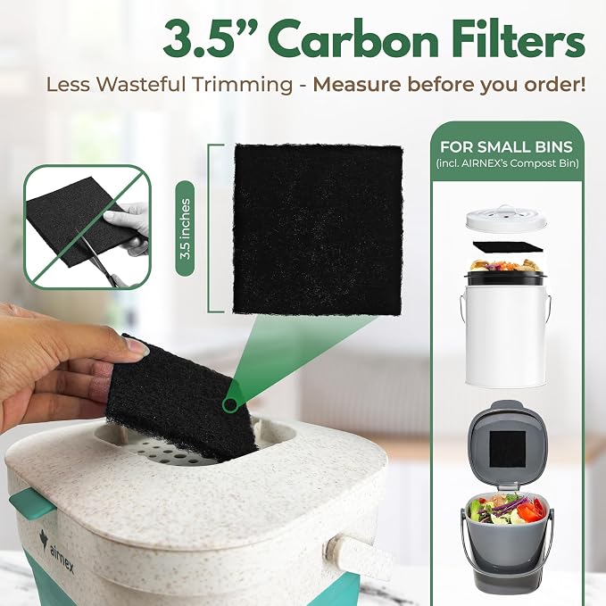 AIRNEX Compostable Trash Bags & Charcoal Filters - Image 4