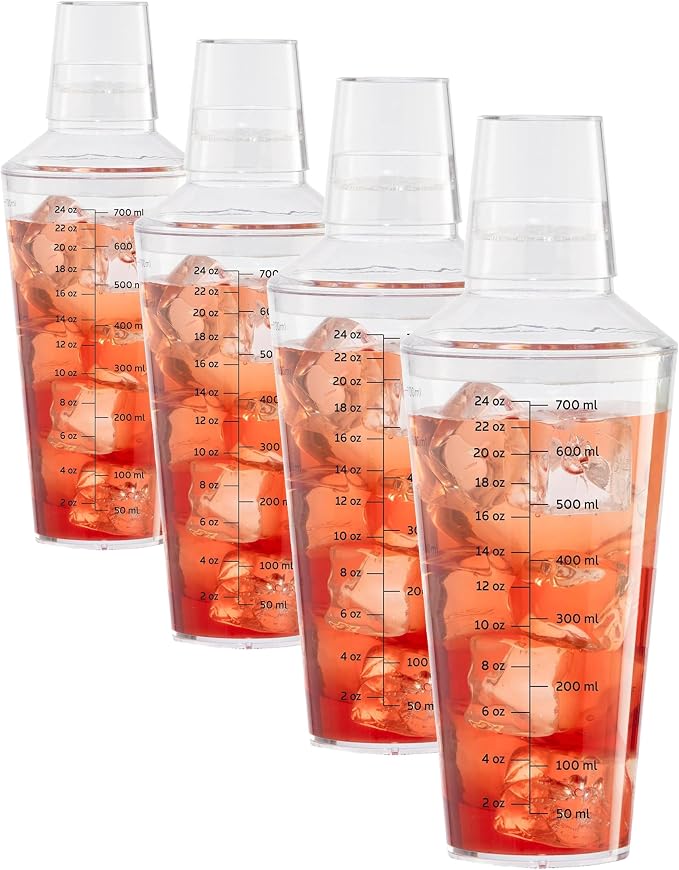 OGGI Clear Cocktail Shaker - 24 oz / 700 ml by OGGI