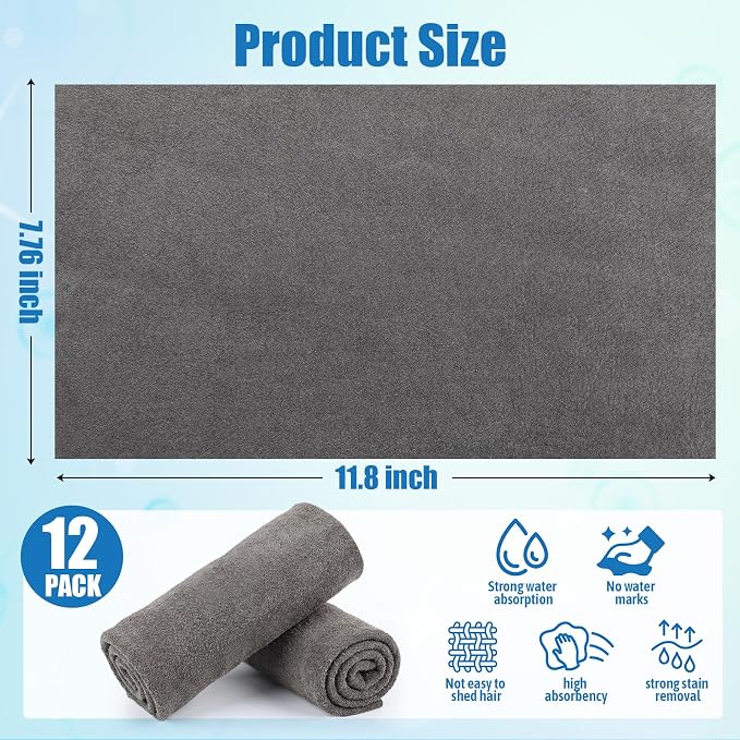 Frienda Garden 12 Pcs Thickened Magic Cleaning Cloth 11.8 x 7.76 Non Scratch - Image 2