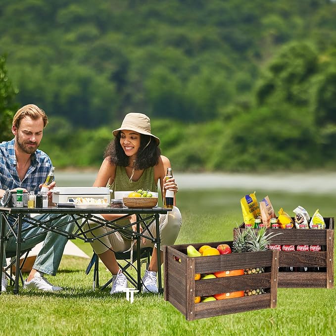 Wooden Crates, Farmhouse Wood Crates - Image 6