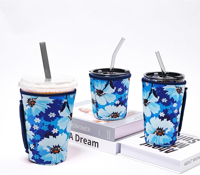 3 Pack Iced Coffee Sleeve Insulator Sleeves - Image 2
