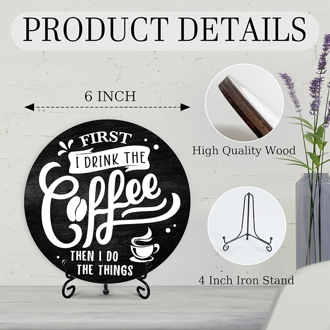Coffee Bar Sign, Coffee Decorations - Image 2