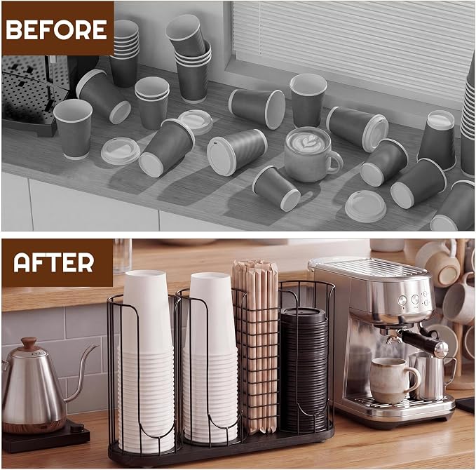 Geelin 18oz Adjustable Coffee Cup Dispenser - Image 4