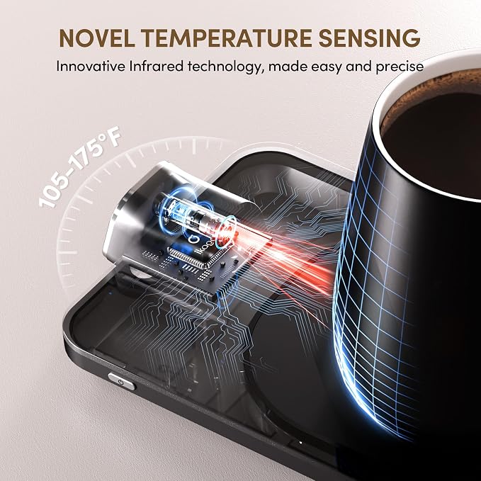 Coffee Mug Warmer & iKago Mug Set, Accurate Temperature Control Smart Heated Mug - Image 6