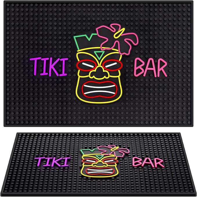 Jingmore Rubber Bar Mat for Bartending Coffee Bar Mat for Countertop Non Slip by Jingmore
