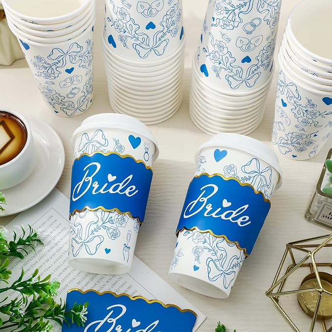 JarThenaAMCS 50 Sets Wedding Coffee Cups - Image 4