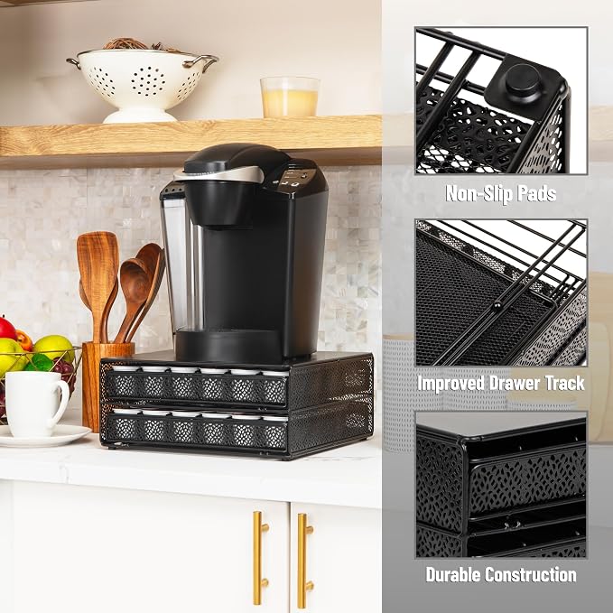 Mind Reader 2 Drawer Coffee Pod Organizer - Image 6