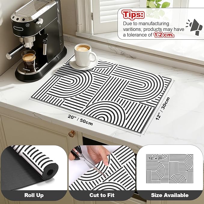 Findosom Dish Drying Mat, Hide Stain Drying Mat - Image 2