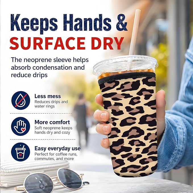 Reusable Neoprene Coffee Sleeve - Image 2