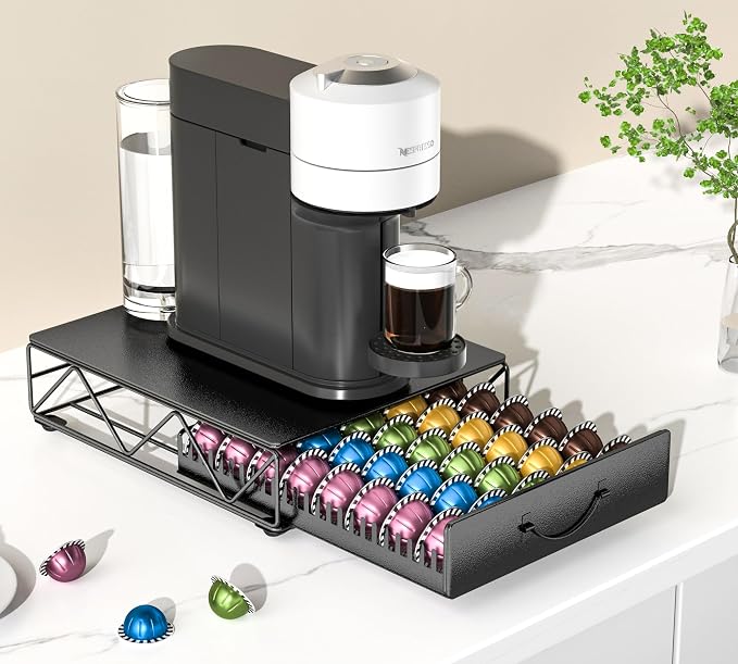 HFHOME Coffee Pod Holder Drawer Compatible - Image 2