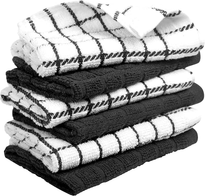 Bumble Dish Cloths | 12” x 12” | 100% Cotton Kitchen Towels | 405 GSM | Soft - Image 6